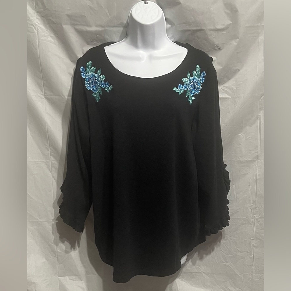 Rafaella Women’s 100%Cotton Embroidered Sweater
